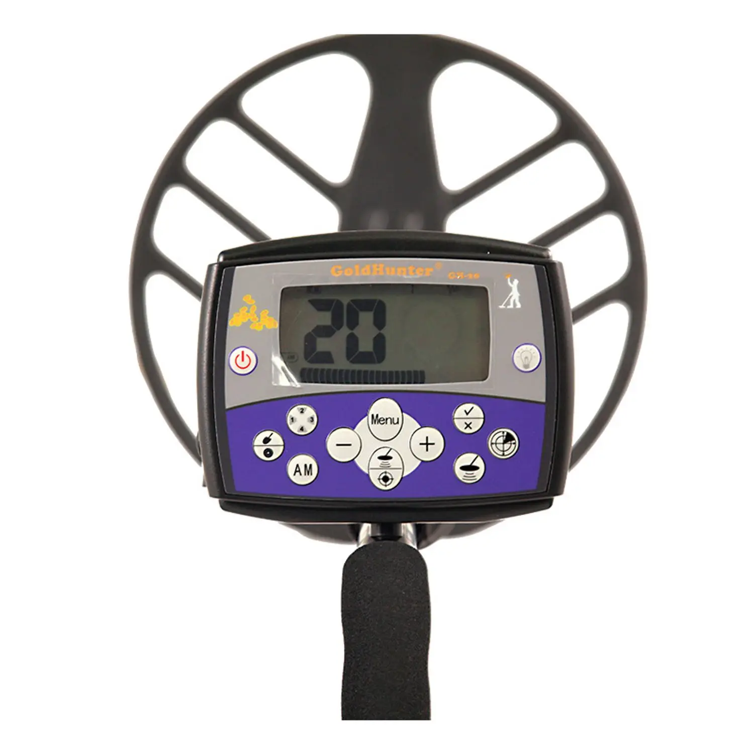 GH-20 Underground Metal Detector Highly Sensitive And Accurate Detection Of Outdoor Treasure Exploration Artifact Waterproof