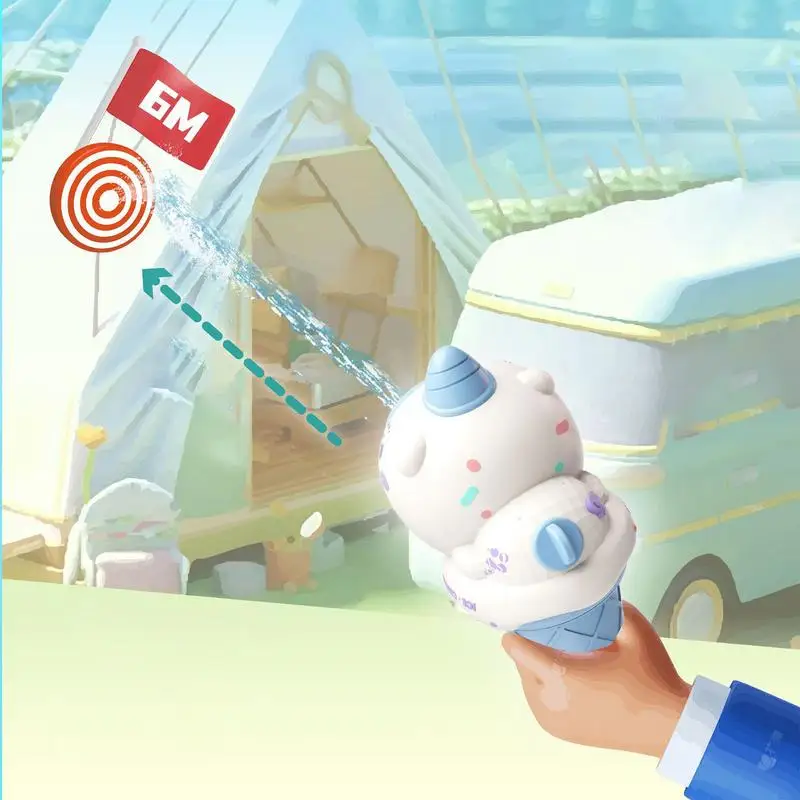 Small Water Sprayer Ice Cream Outdoor Water Sprayer Game Press To Spray Bath Toy Preschool Learning Activity For Outdoor