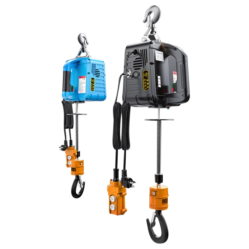 

100kg/200kg/300kg/500kg Electric Winch 220v/110v Hoist Portable Steel Wire Rope Lifting