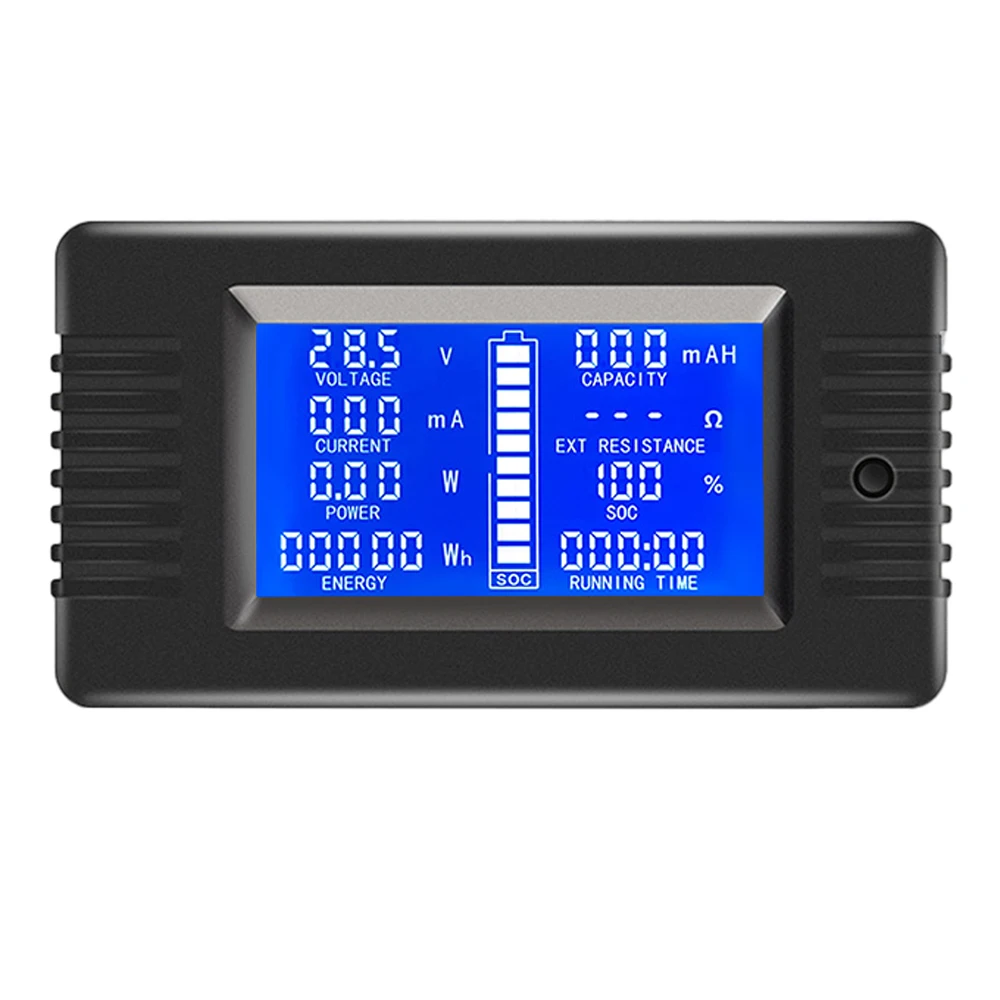 

DC 8-120V LCD Digital Voltage and Current Meter Power Energy Tester with 50A/100A Shunt Multifunction Power Monitor