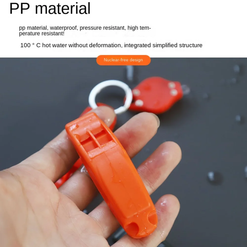 New Dolphin Sound Outdoor Survival Whistle 4 Colors Camping Hiking Whistle EDC Whistle Outdoor Tool