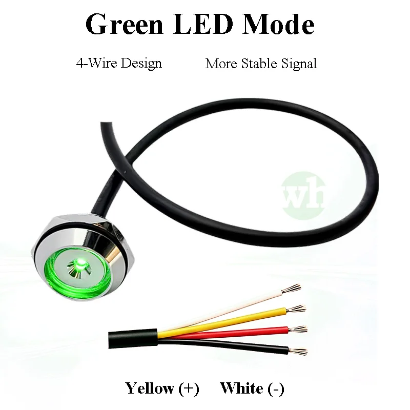 1-10Pcs/Lot iButton Probe Reader DS9092 IB TM Card Readers LED Green Red Light 41cm Wire Copper for DALLAS Access Control GPS