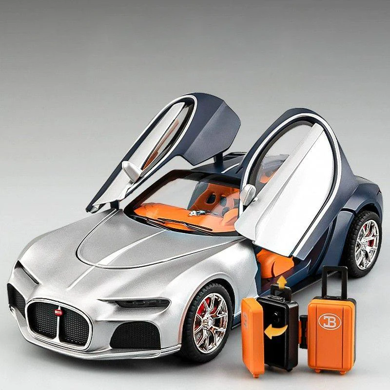 

1:24 Atlantic Bolide Tourbillon Supercar Alloy Metal Diecast Model Car Boy’s High Simulation Miniatures Holiday Present