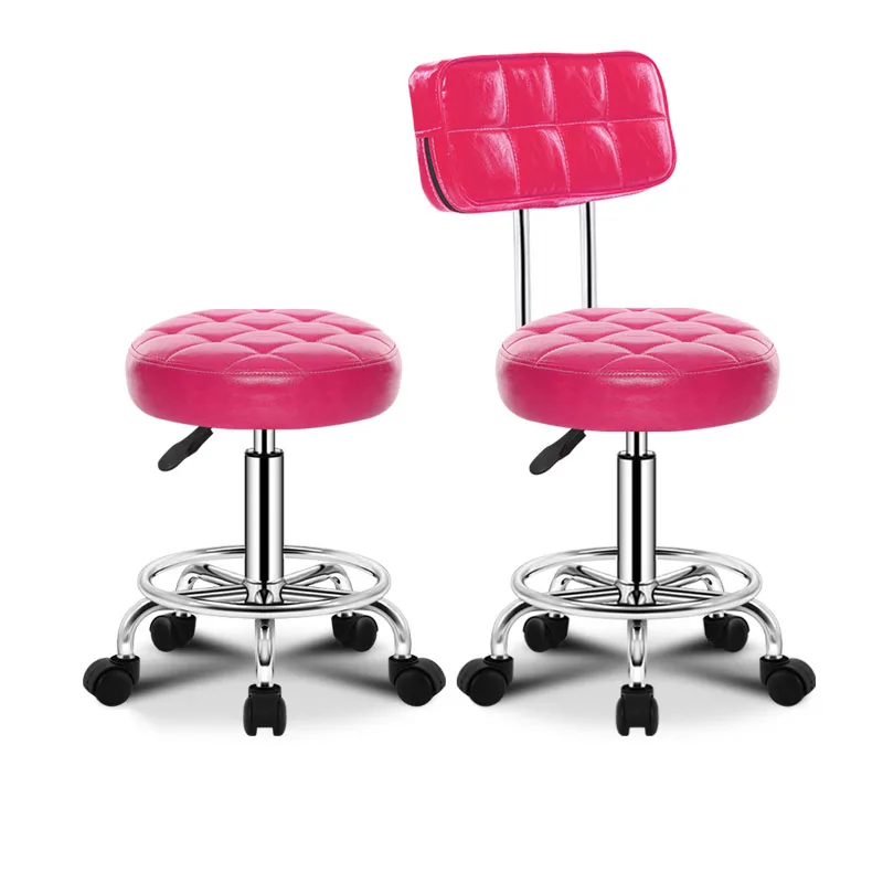 

Barber Chairs With Rotation Stools,Beauty Manicure Salon Chair,Hairdressing,Stool,Red Lifting,Home Furniture,