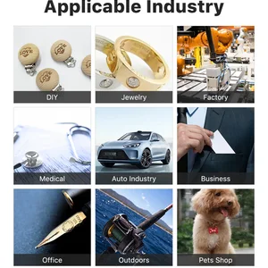 Cloudray 30W Raycus آلة الوسم بالليزر الليفي 110 * 110 مم لقطع المجوهرات الذهب والفضة والفولاذ المقاوم للصدأ والنحاس ورقائق الألومنيوم أفضل 10 آلات نقش ليزر مبيعا للفولاذ المقاوم للصدأ - No4