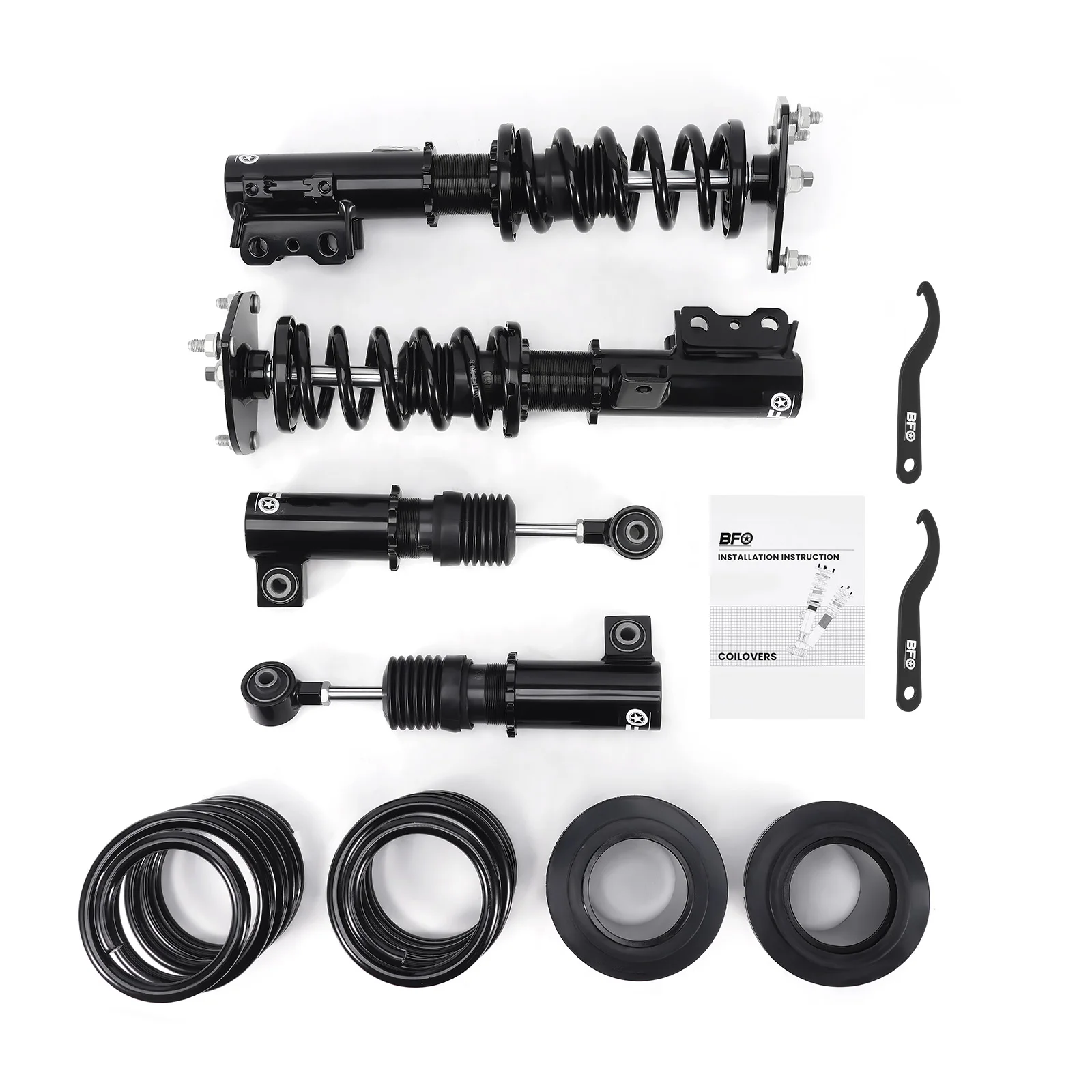 

BFO Coilovers Suspension Kit For Hyundai Veloster 2013-2015 Shock Absorber Adj Height Lowering Kit
