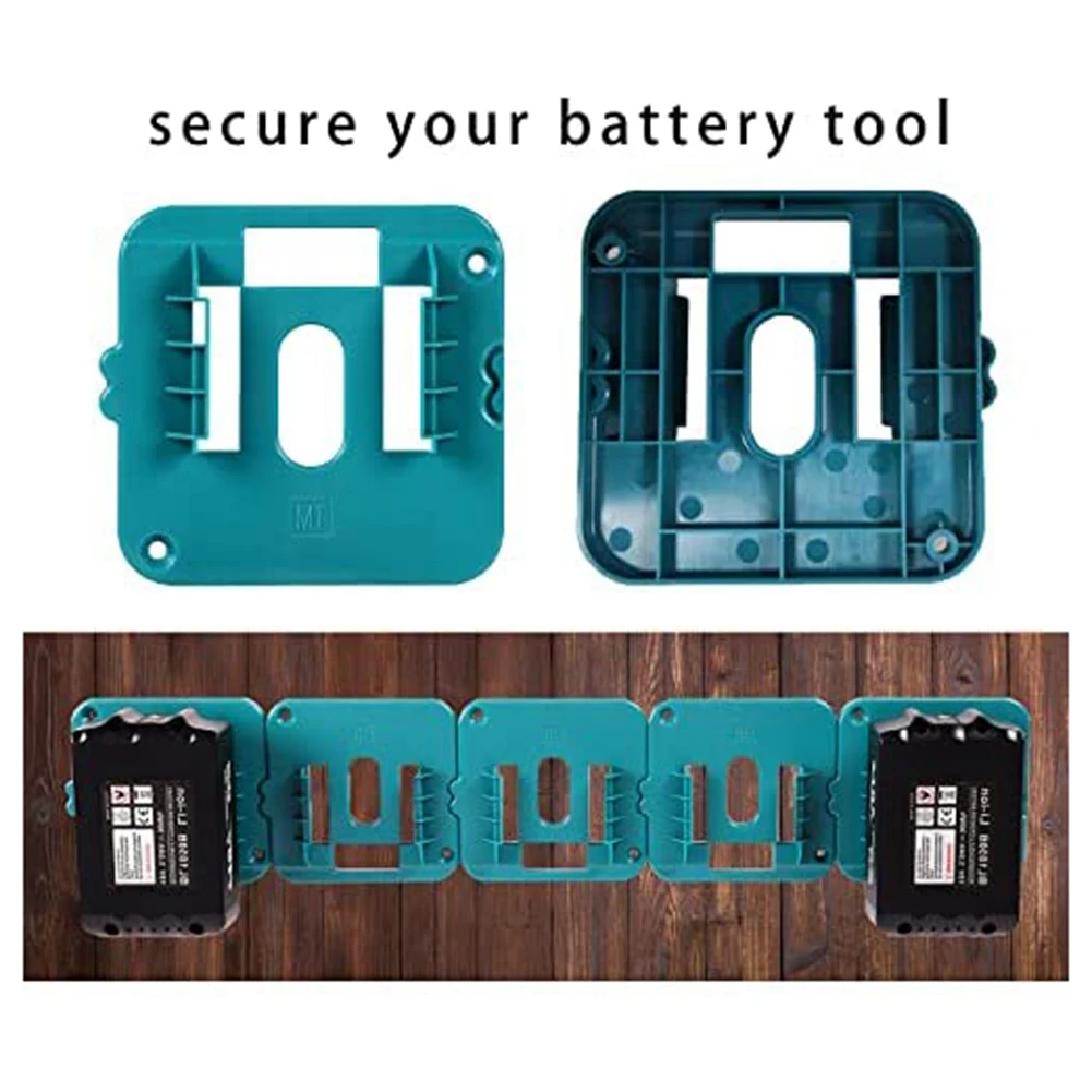 Dudukan baterai 5 pak dudukan baterai untuk Makita 18V dudukan Dock baterai cocok untuk baterai BL1860 BL1850 BL1840 BL1830