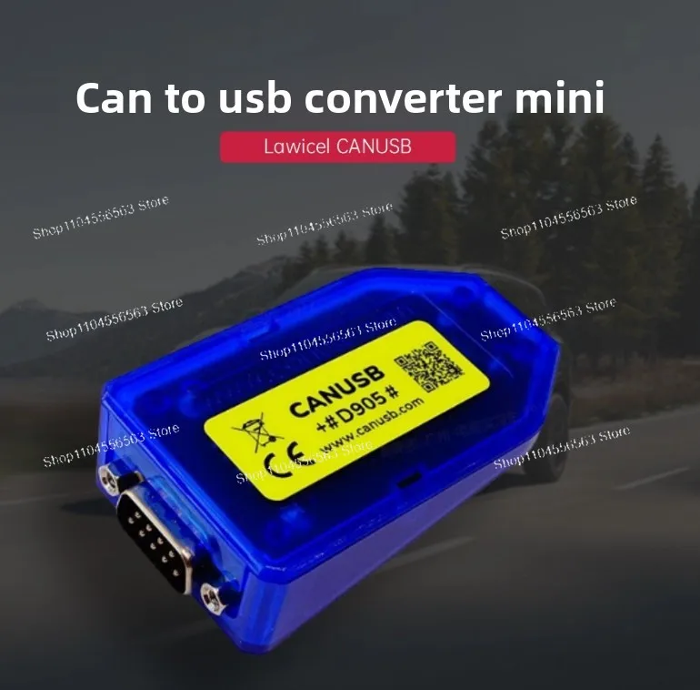

Compact converter that is compatible with both CAN and USB