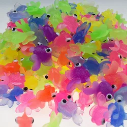 Children's Kawaii Simulation Rubber Goldfish Baby Bath Water Play Games Toys for Kids Toddlers Bathing Shower Gifts 10/20/50Pcs