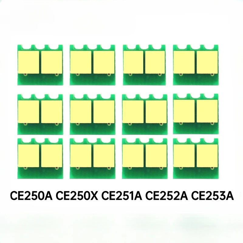 504A CE250A CE250X CE251A CE252A CE253A 504X chip for HP Color LaserJet CP3525 CM3530 3520 Canon CRG323 CRG723 Cartridge chip