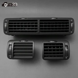 For VW Passat B5 1997- 2005  Black Front Dashboard Central Air Vent Outlet A/C Heater 3B0819728 3B0819703D 3BD819704D