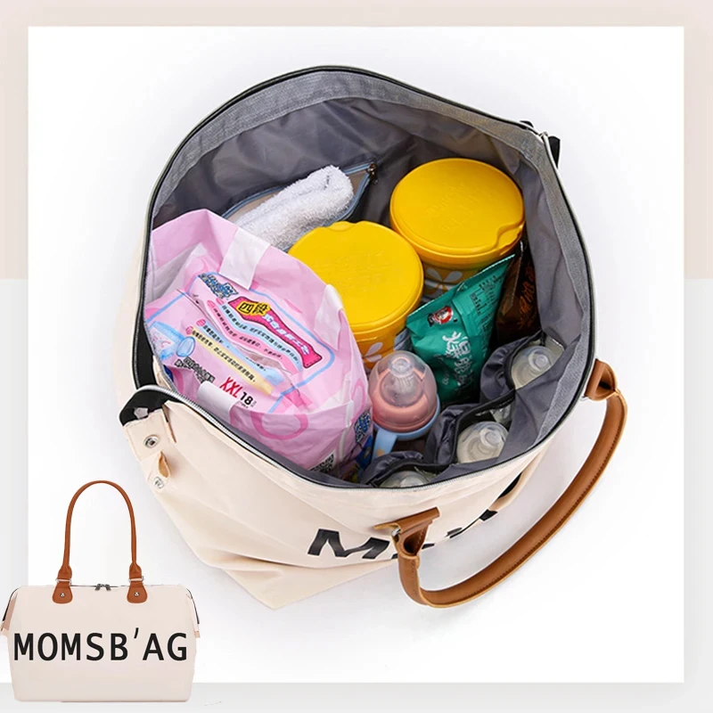 3-pack wet and dry separation baby diaper storage large capacity mommy bag waterproof insulated bottle storage bag travel portab