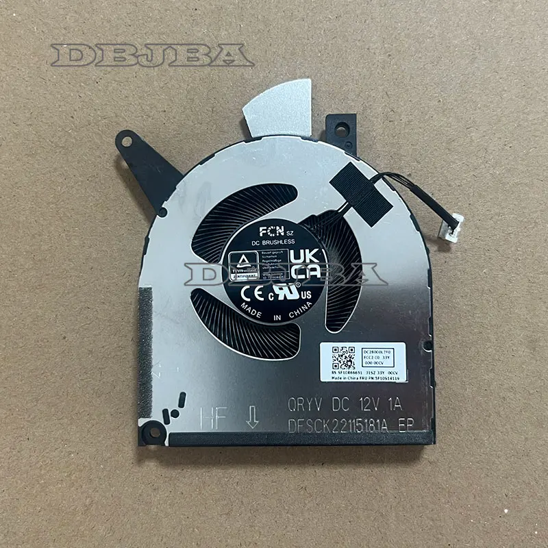 

Новый охлаждающий вентилятор для ноутбука Lenovo Legion Slim 5 14APH8 82Y5 DFSCK2211518A QRYV 5F10S14119 DC28000L7F0 12 В 1 А