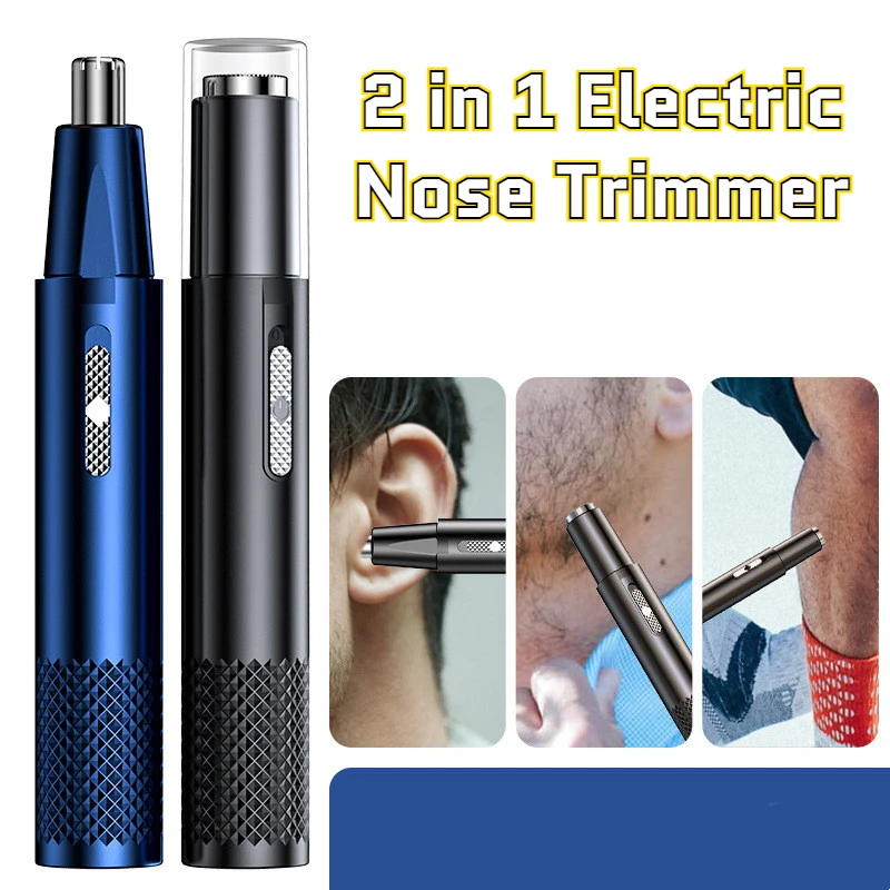 ไฟฟ้าจมูกผม Trimmer Facial Care จมูกหู Trimmer สำหรับชาย Usb ชาร์จเครื่องโกนหนวดกำจัดขนมีดโกนเครา