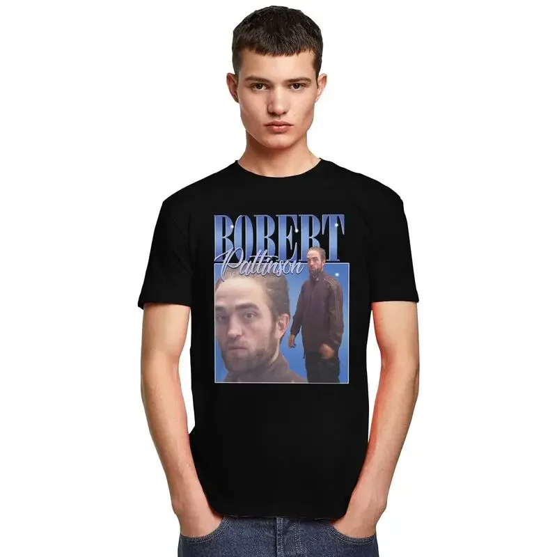 Funny Robert Pattinson Meme T-shirt for Men | Pre-shrunk Cotton Tee | Short Sleeve Fashion Top