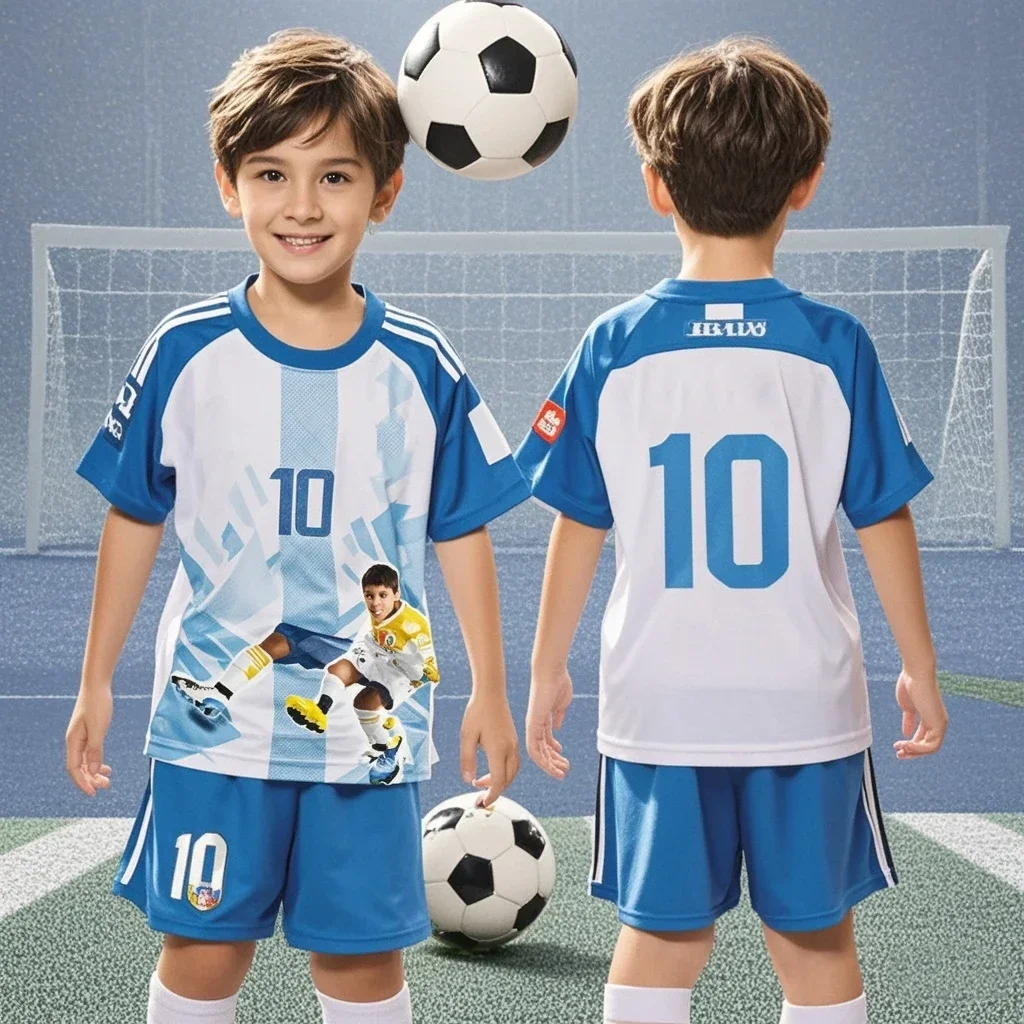 Soccer Jersey Boys Soccer Jersey for Kids Football Youth Jerseys  Boys Sport Clothes Kids Clothes 3 Gift Set