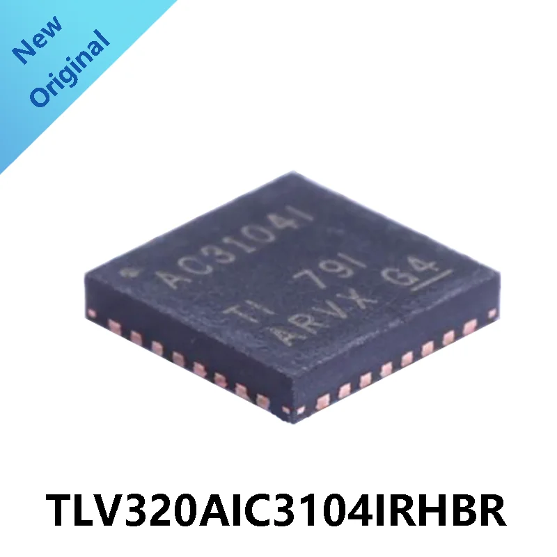 

10Pcs/Lot TLV320AIC3104IRHBR TLV320AIC3104 AC3104I IC AUDIO CODEC 24BIT SER 32VQFN