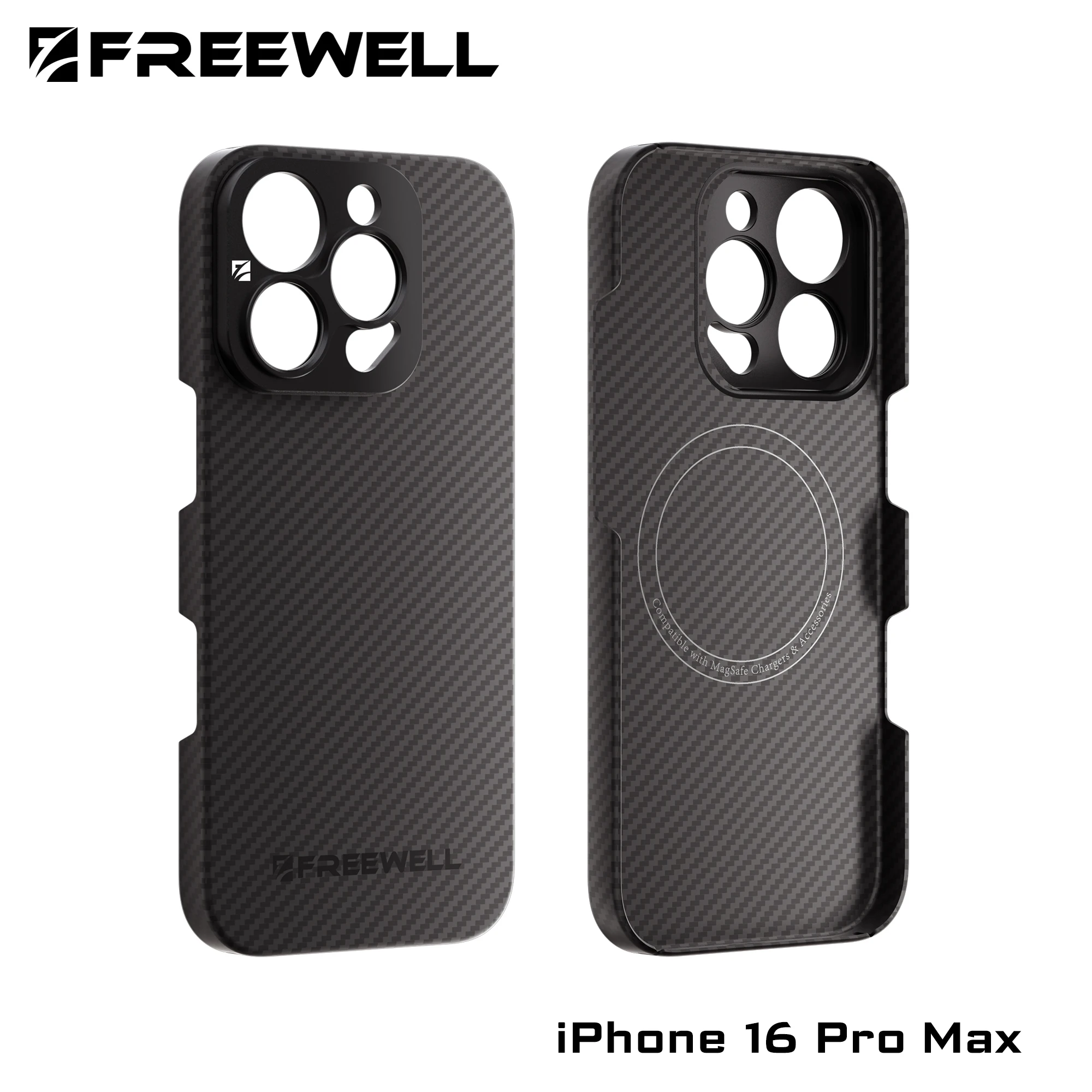 Freewell 17mm Mount iPhone Case voor iPhone 17/16/15/14/13 Pro & Pro Max Telefoon Case Compatibel Fotografische Lens Filter Accessorie