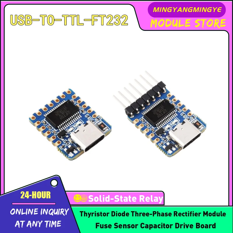 USB to UART TTL serial communication module original FT232RNL mini board easy to integrate NEW IN STOCK