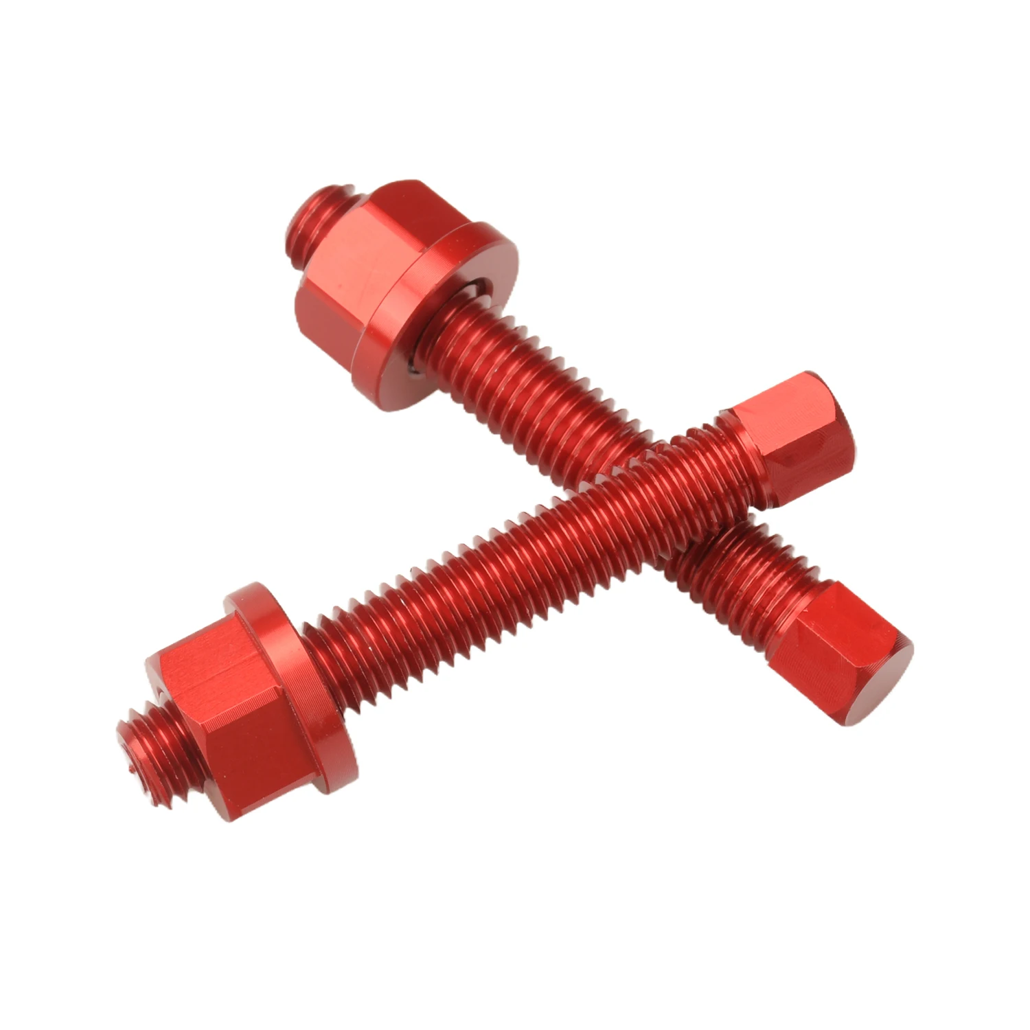 For HONDA For KAWASAKI For SUZUKI For YAMAHA (M8) motorcycle parts Motorcycle M8 Aluminum Chain Adjuster Bolt Set