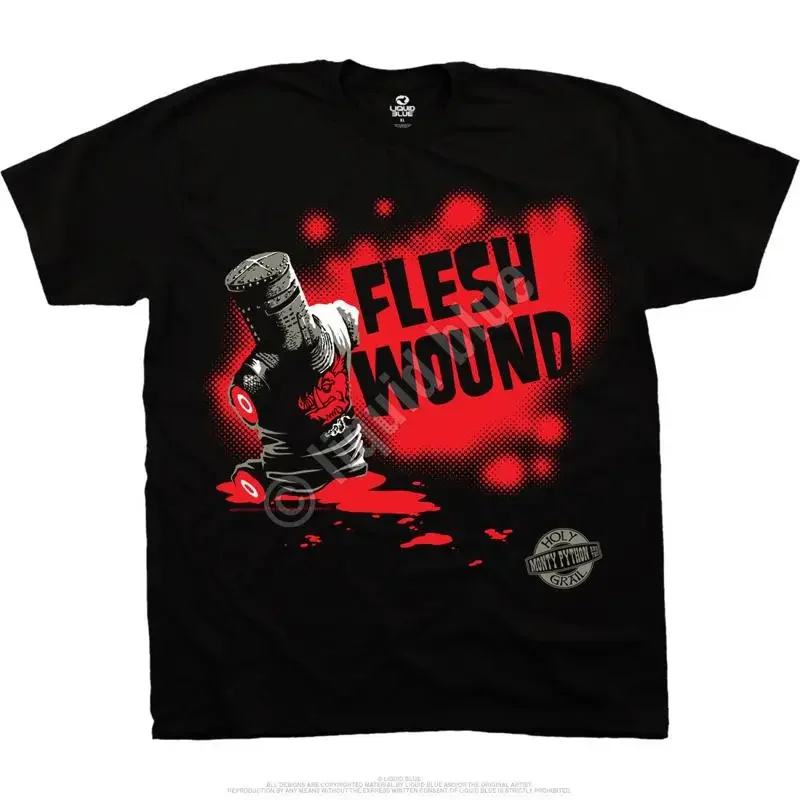 Monty Python Holy Grail Flesh Wound Music Rock Band Adult Mens T Shirt 31001