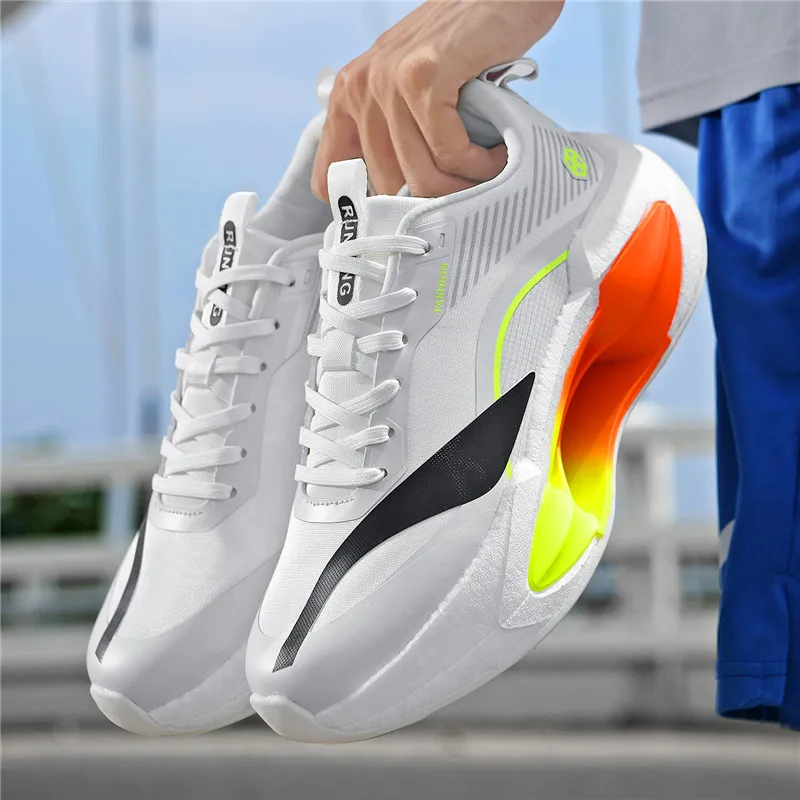 2027 Carbon Plate Running Shoes Men Lightweight Energy Return Athletic Sneakers Professional Racing Sport Trainers for Marathon