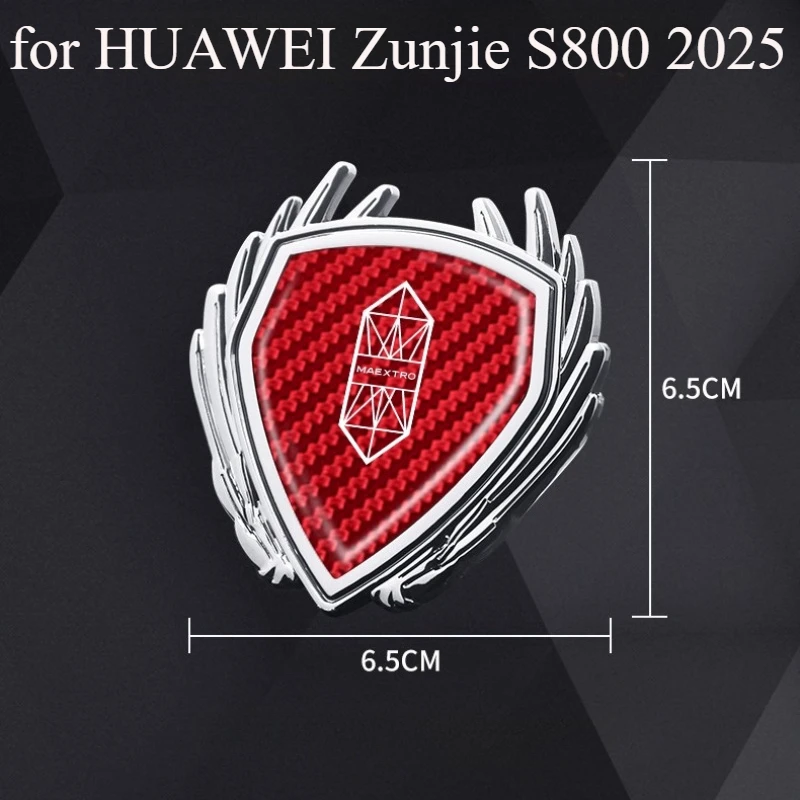 3D Car Accessories Trunk Body Window Side Metal Badges Sticker for HUAWEI Zunjie S800 2025