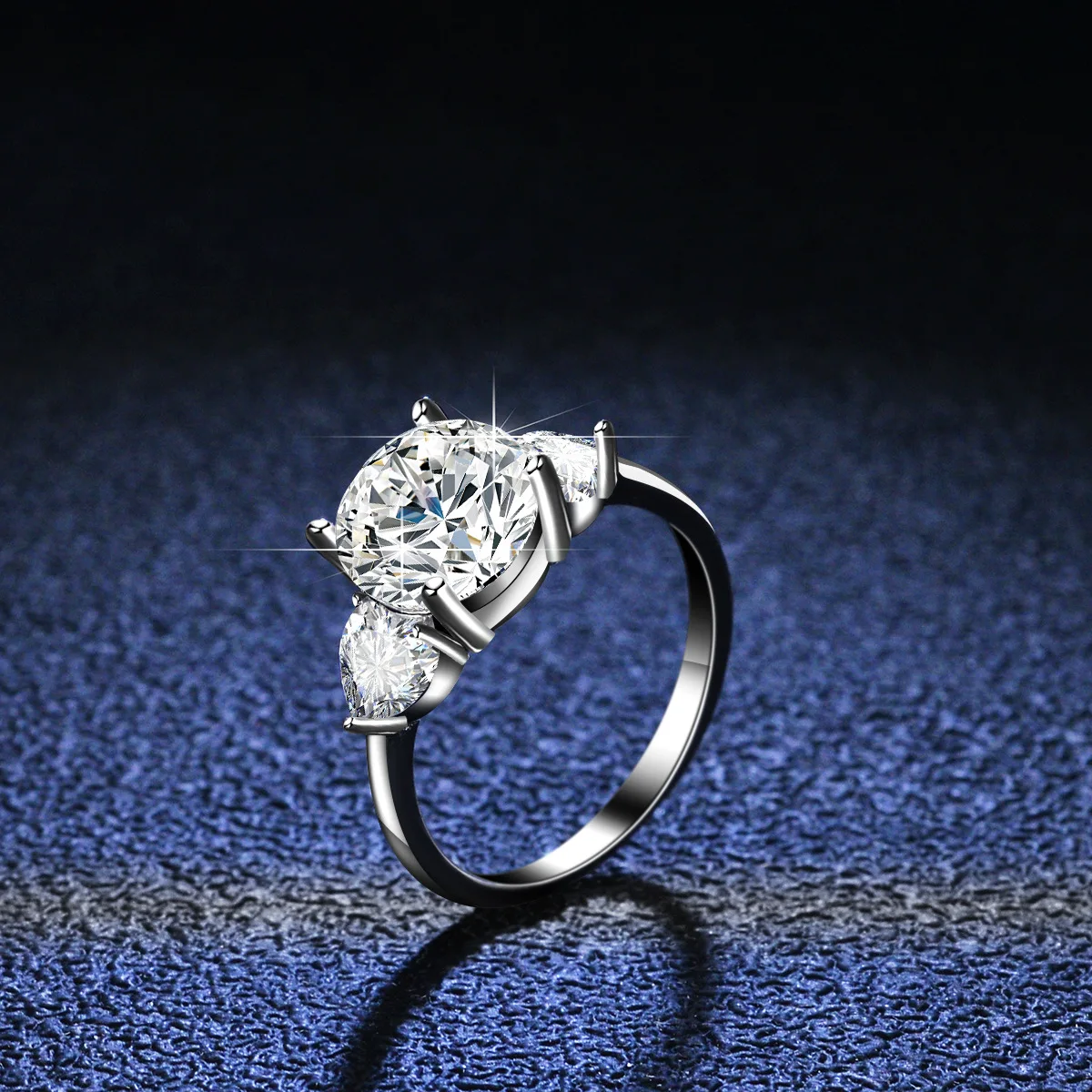 Exquisite Ring Women's 3ct Moissanite PT950 Platinum - Meticulous heart craft, durable platinum, premium heirloom