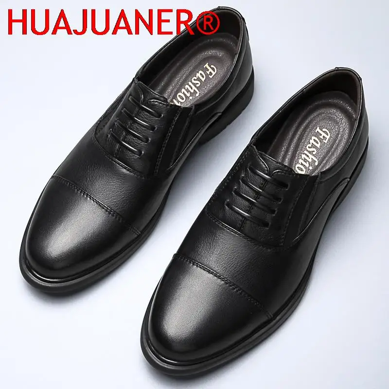 Mens Casual Shoes Genuine Leather Men Business High Quality Men's Oxford Shoes Luxury Brand Men Dress Shoes Italy Loafers Male