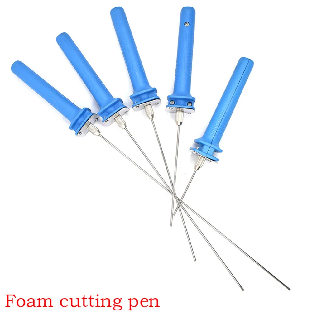 

110-240V Hot Foam Cutter Anti-Slip Any Angle Blue Handle Cutting Pen Electric Polystyrene Brand New High Quality