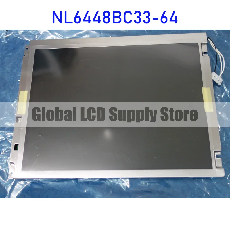 NL6448BC33-64 10.4 Inch LCD Display Screen Panel Original for NEC 31 Pins Connector Brand New