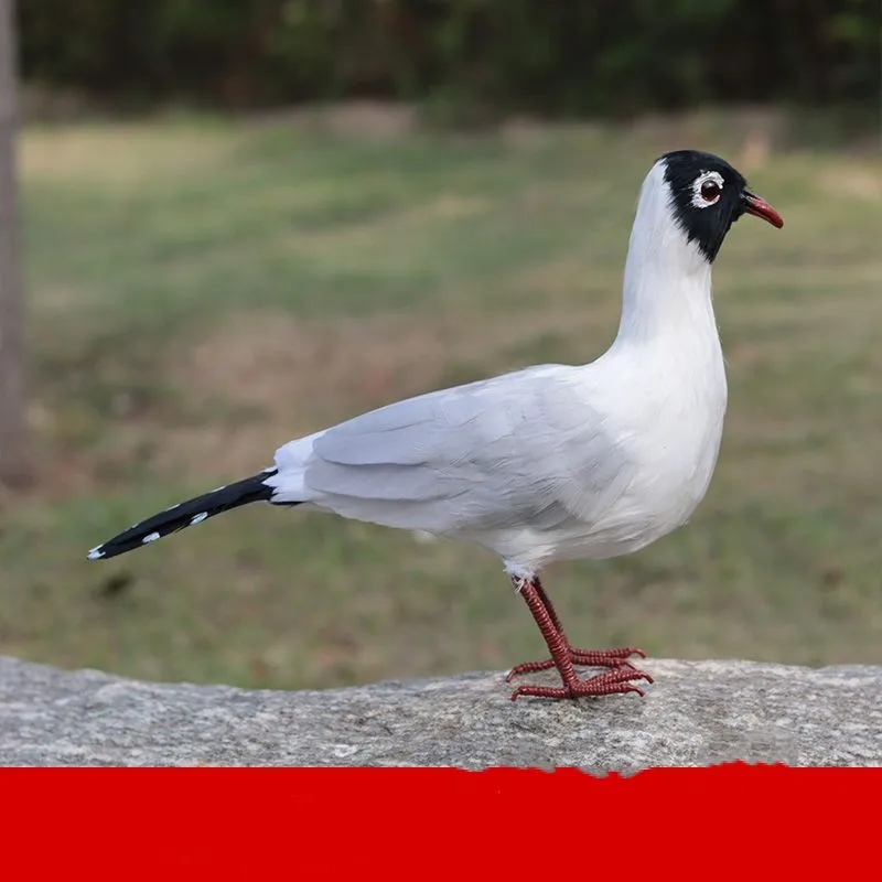 Simulation bird foam & feather Relict Gull bird about 32cm model ornament home decoration gift y198