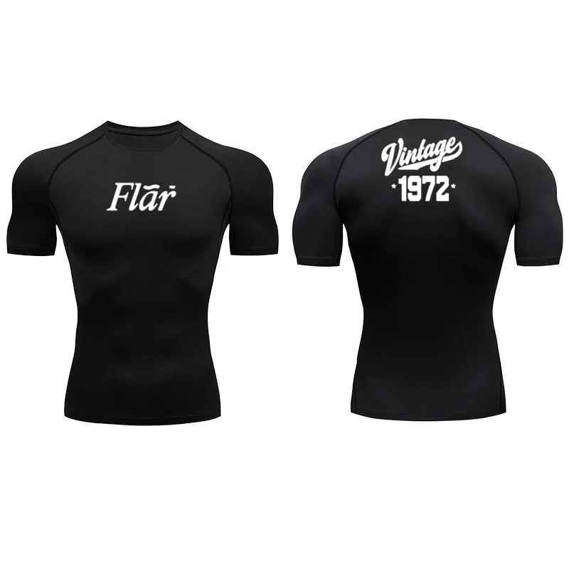 

Мужская повседневная футболка, эластичная, облегающая, быстросохнущая, спортивная одежда, летняя одежда для тренировок, с короткими рукавами, для фитнеса, высокоэластичная, впитывающая пот, верхняя одежда