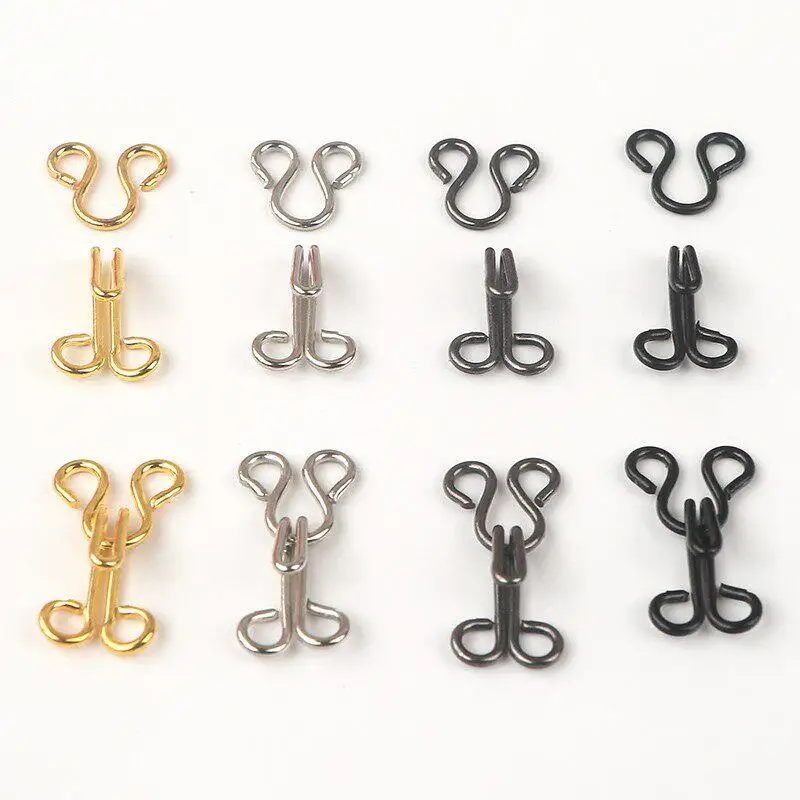 

Invisible Metal Collar Hook Closure for Underwear And Clothes High End Discreet Button Anti Exposure Home Sewing DIY Acc...