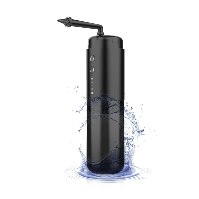 Rondella per le orecchie elettrica Rondella per le orecchie portatile Pulitore per le orecchie con lavaggio Dispositivo elettrico per la cura dell'orecchio Rondella per cerume Pulitore per le orecchie - [Qahk]