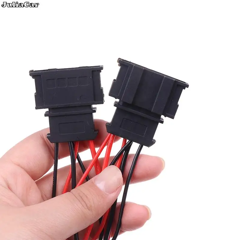 2Pcs Car Speaker Wire Harness Adaptor Replace Vehicle Connection Plug Cable Connector for Golf for Seat for Passat