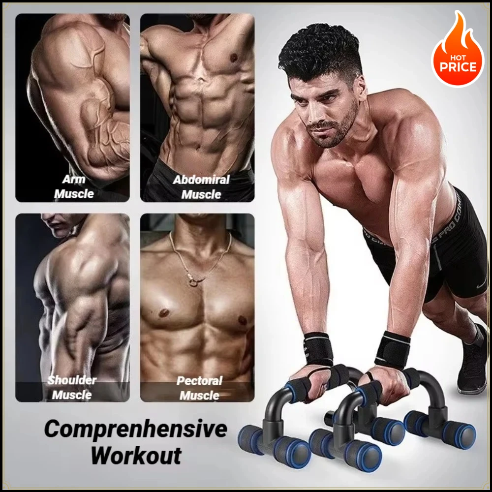 Push Up Stand Bar - Non-Slip H-Shaped Push-up Stand 1 Pair