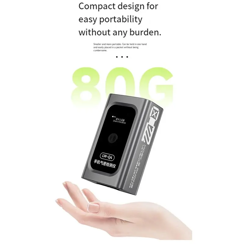 A41Z-LW-Q4 Fast & Accurate Waterproof Tester Air Tightness Leak For Phones Portable OLED Screen Leak Detection Tool