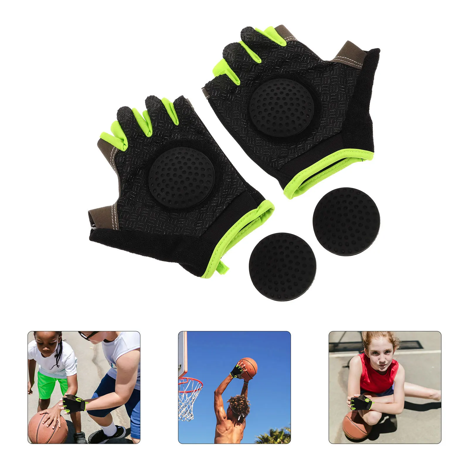 

1Pair Basketball Control Gloves Dribble Training Aid Youth Basketball Handling Training Small Auxiliary Gloves
