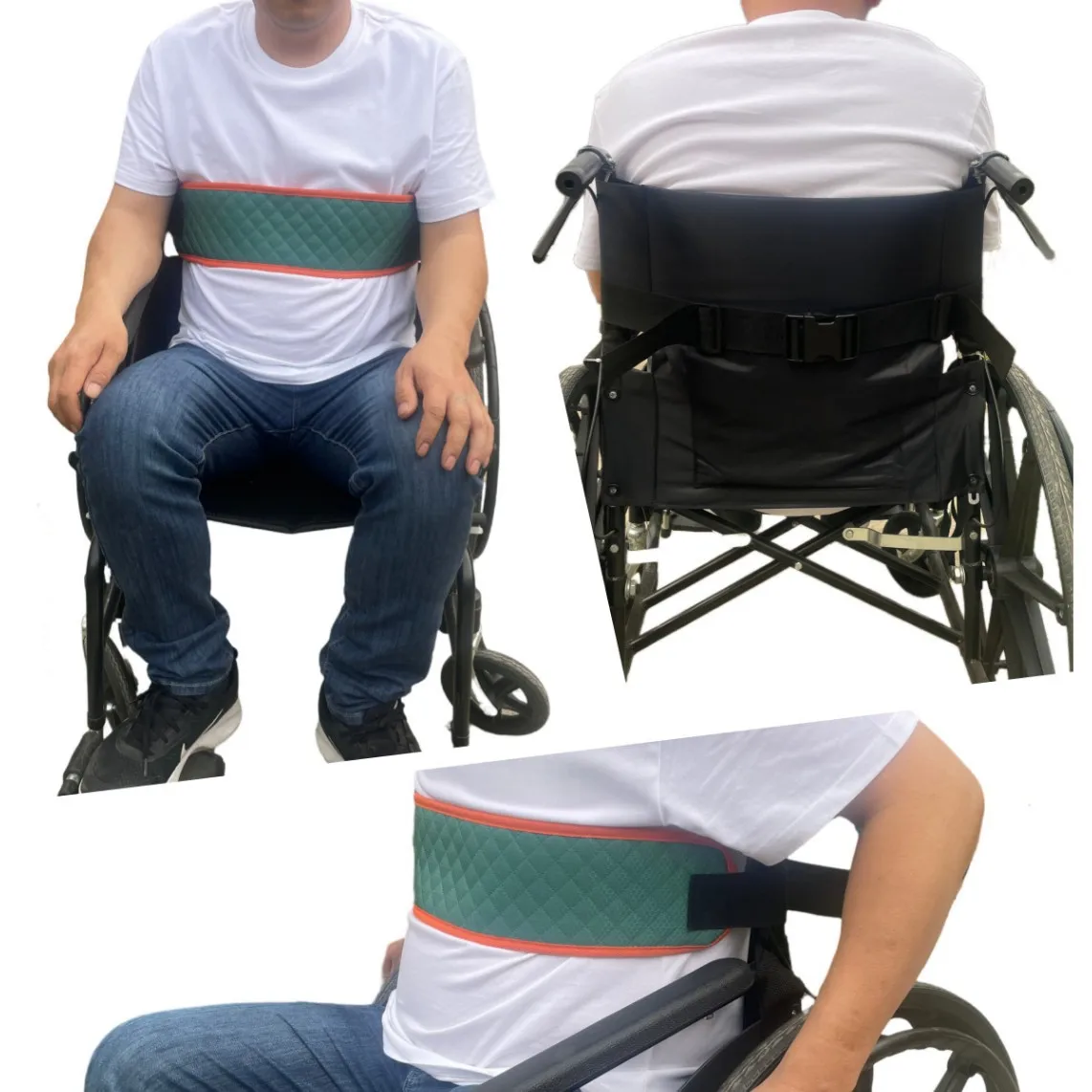 Anti-Fall Adjustable Restraint Safety Belt Multi-use For Wheelchair Commode Chair Elderly Patient Care Accessory