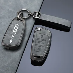 Car Remote Key Cover Case Auto Accessories For Audi C5 C6 R8 A1 A3 A4 A5 A6 A7 Q3 Q5 Q7 S6 B6 B7 B8 8P 8V 8L TT RS RS3 S3 Sline