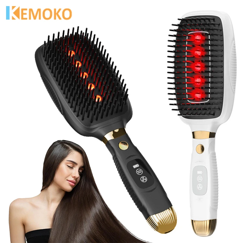 

Electric Head Massage Red Light Therapy Head Vibration Hair Growth Scalp Anti Stress Promote Blood Circulation Massager Device