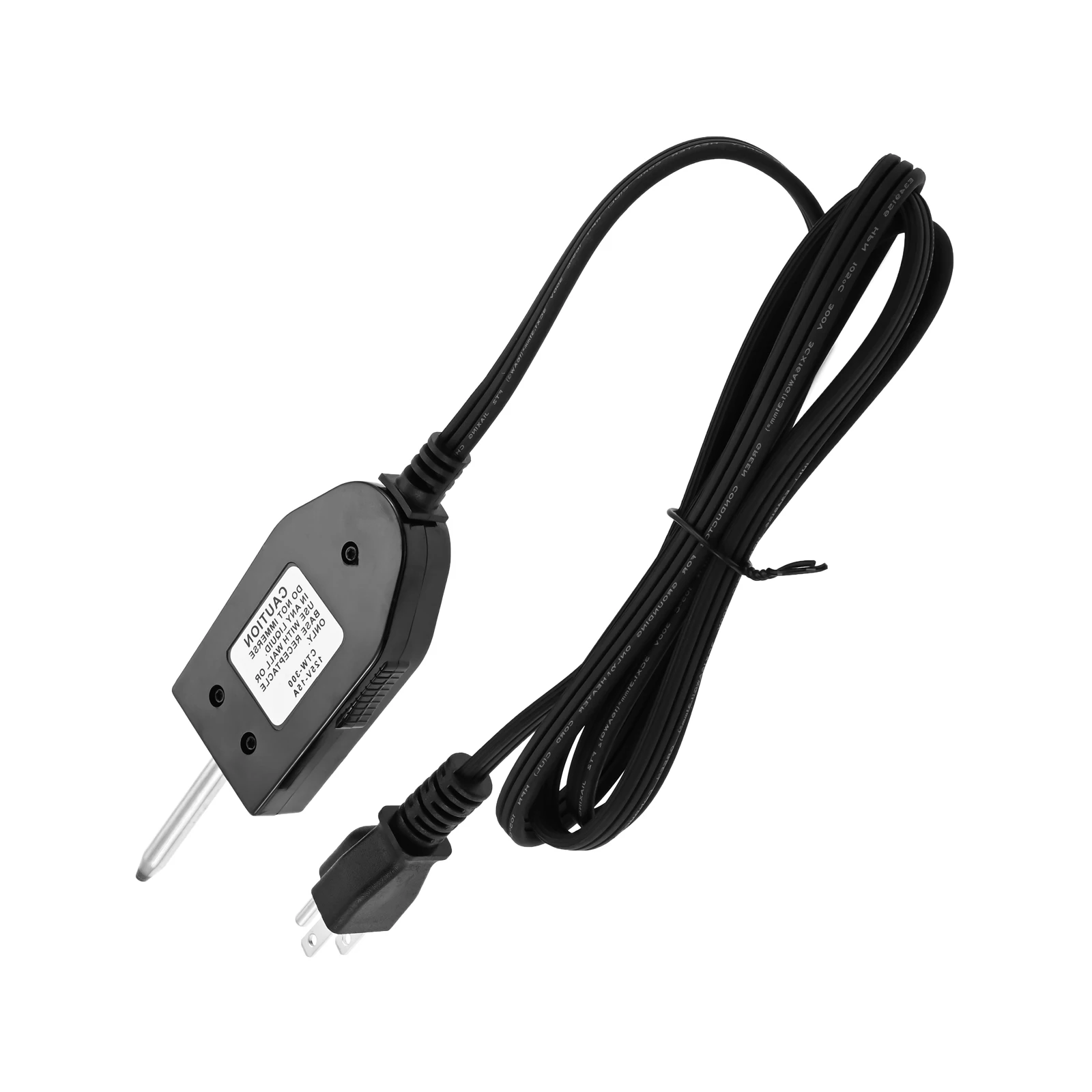 1Pc Power Cord Replacement with Thermostat Control for Smoker/Grill Heating Element by Stanbroil Not Universal Accessories 125V