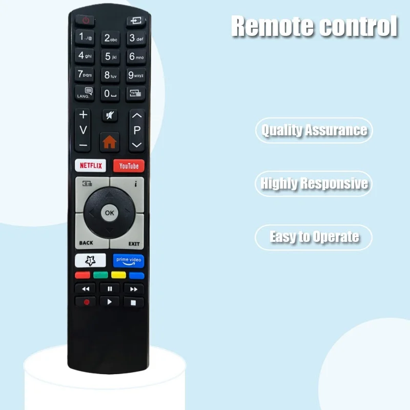 Wireless RC4318 RC4318P Remote Control by HX Spot Goods Replacement for Telefunken Vestel Finlux Edenwood 4K Smart Television