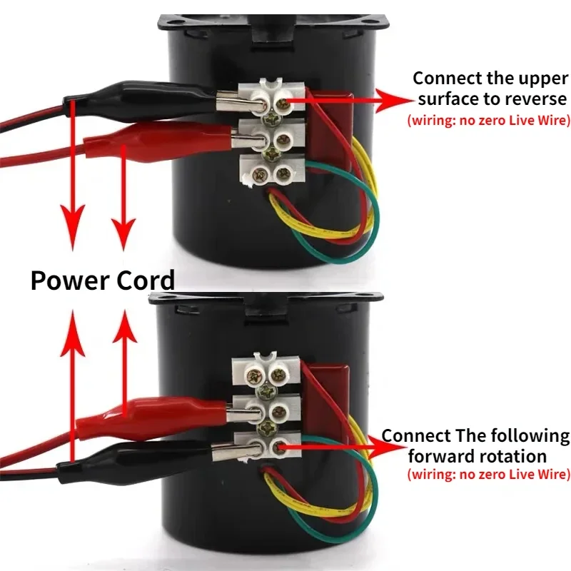 60KTYZ 14W AC Permanente Magneet Synchrone Motor 220V motoriduttore Miniatuur Lage Snelheid Grote Koppel Kleine Motor