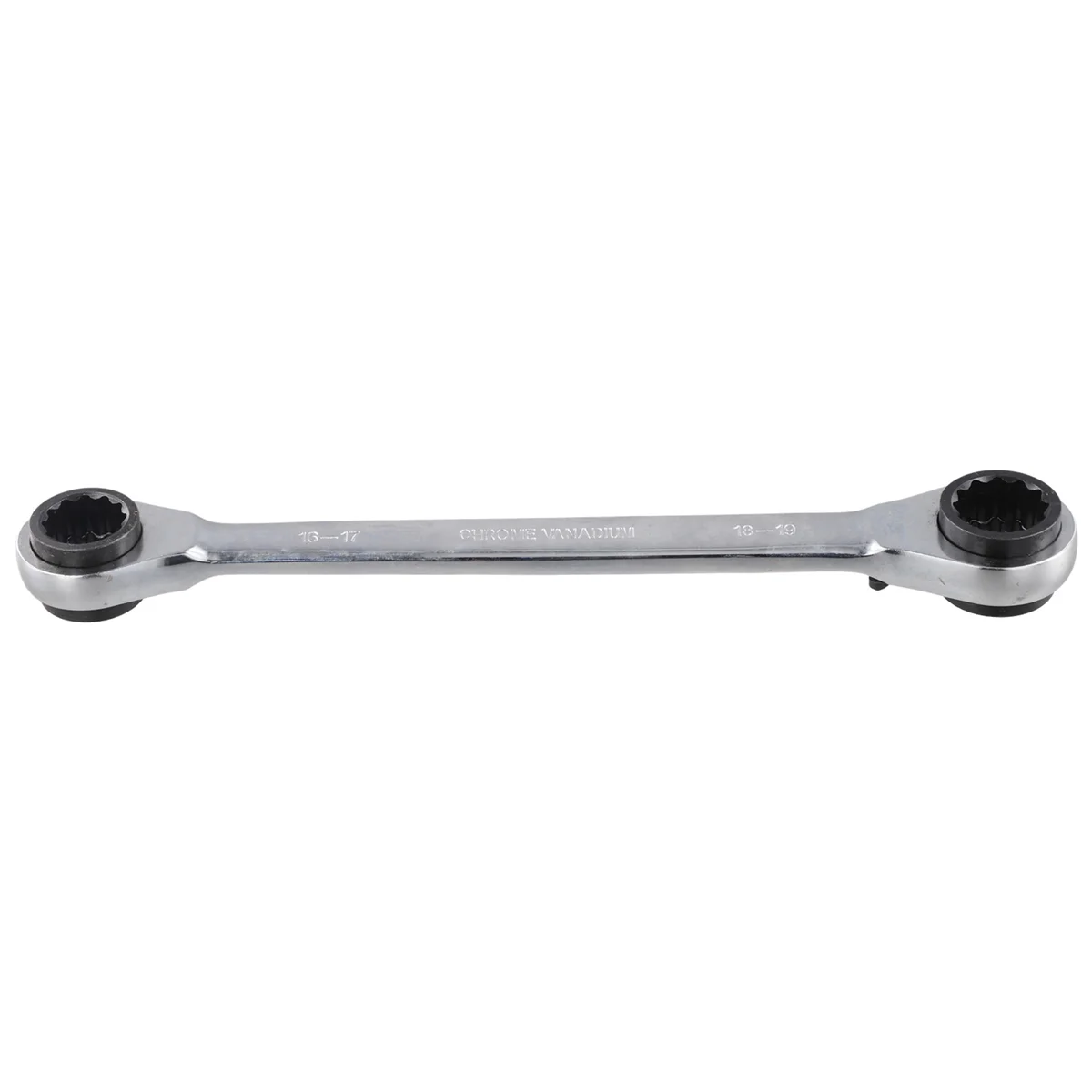 

A002 Ratchet Wrench Double End Ratchet Wrench Four-Purpose Ratchet Wrench Auto Repair Multi-Purpose Wrench 16x17-18x19mm