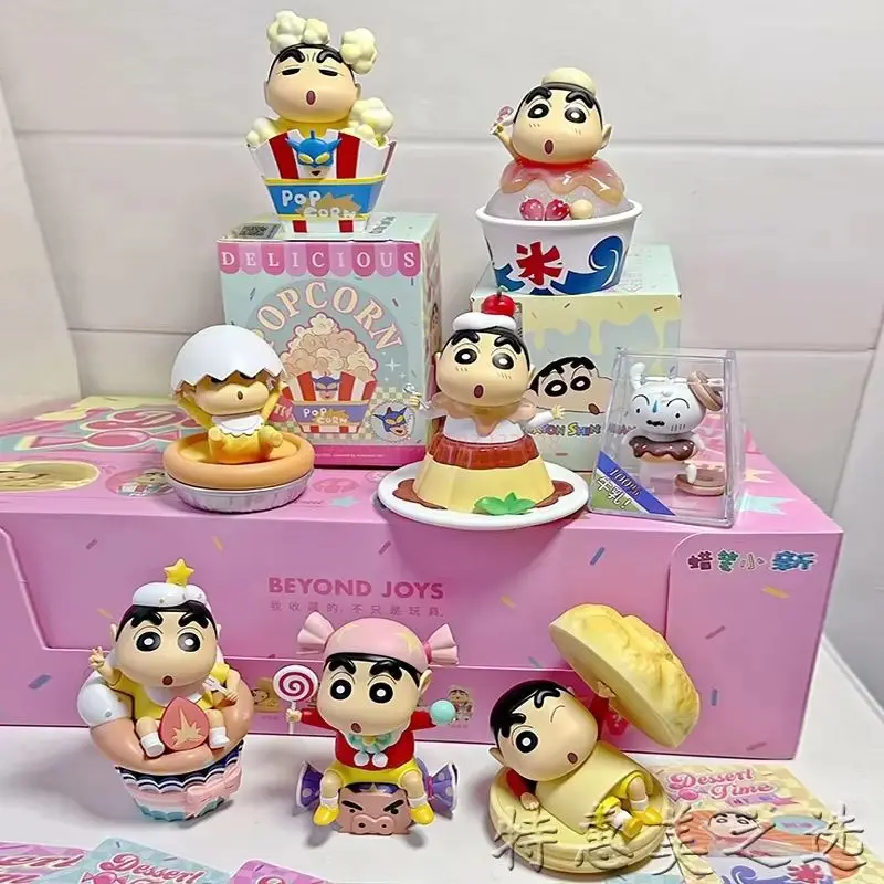 

Miniso Crayon Heart Time Blind Box Trendy Handmade Anime Character Collectible Toy for Kids Daily Birthday Gift