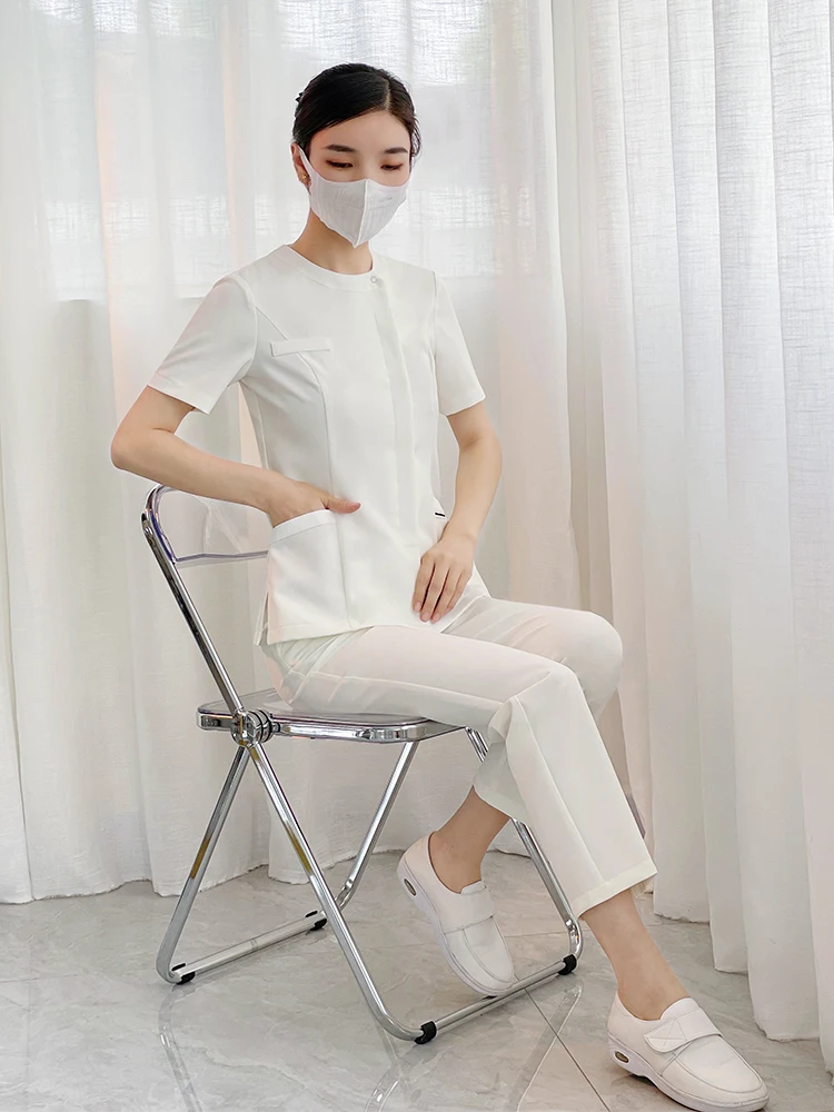 Korean Style Beauty Salon Nurse Suit Postpartum Center Caretaker Uniform Operating Theatre Gown Medical Wardrobe Set