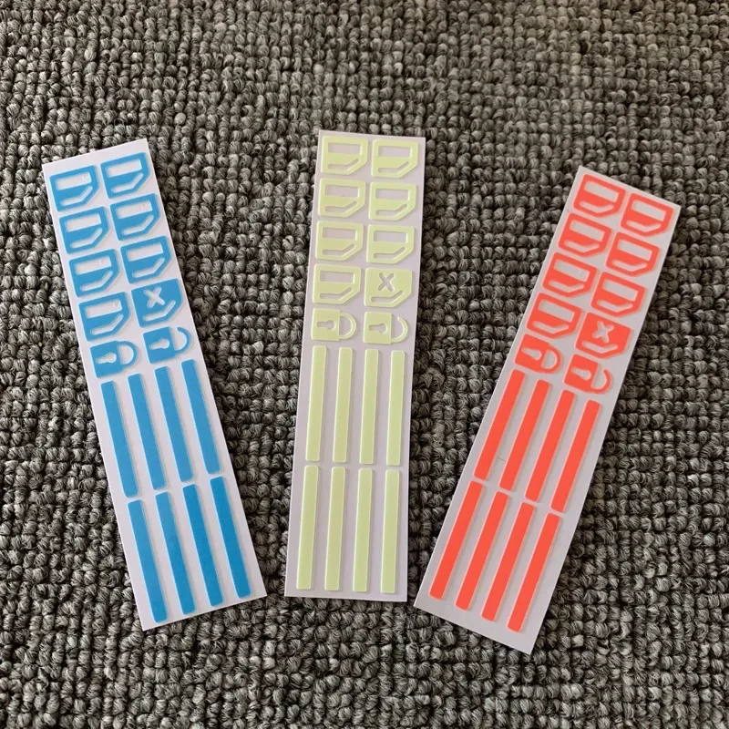 Car Window Button Colorful Luminous Sticker Car Window Lifting Switch Night Fluorescent Decal Car Interior Glow Reminder Sticker