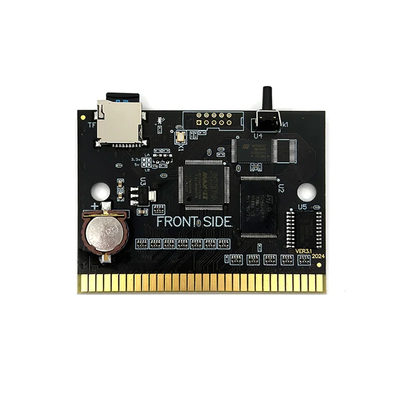 3000 in 1 Mega Genesis V3 Pro With 4GB TF Card EDMD Game Card For SEGA Genesis Mega Drive Master System Game Console